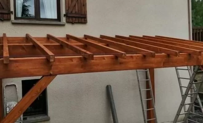 Installation de pergolas, Saint-Jean-de-Bournay, ETC CHARPENTES