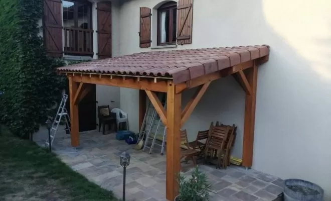 Installation de pergolas, Saint-Jean-de-Bournay, ETC CHARPENTES