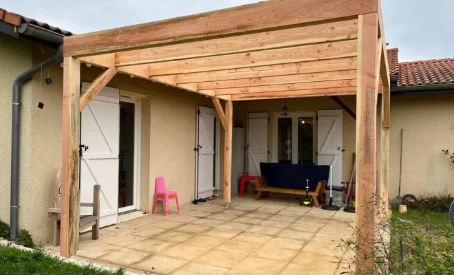 Installation de pergolas, Saint-Jean-de-Bournay, ETC CHARPENTES